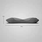 Side profile of the back massager measuring 59cm long and 8cm high