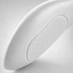 Close view of the textured non-slip panel on the inside of the arm