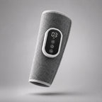 Studio product shot of the calf massager wrap against a plain gray background